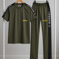 Men's Olive Green Activewear Set