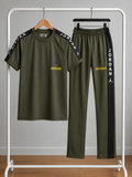 Men's Olive Green Activewear Set