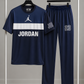 Men's Premium Navy Blue Sports Tracksuit Set