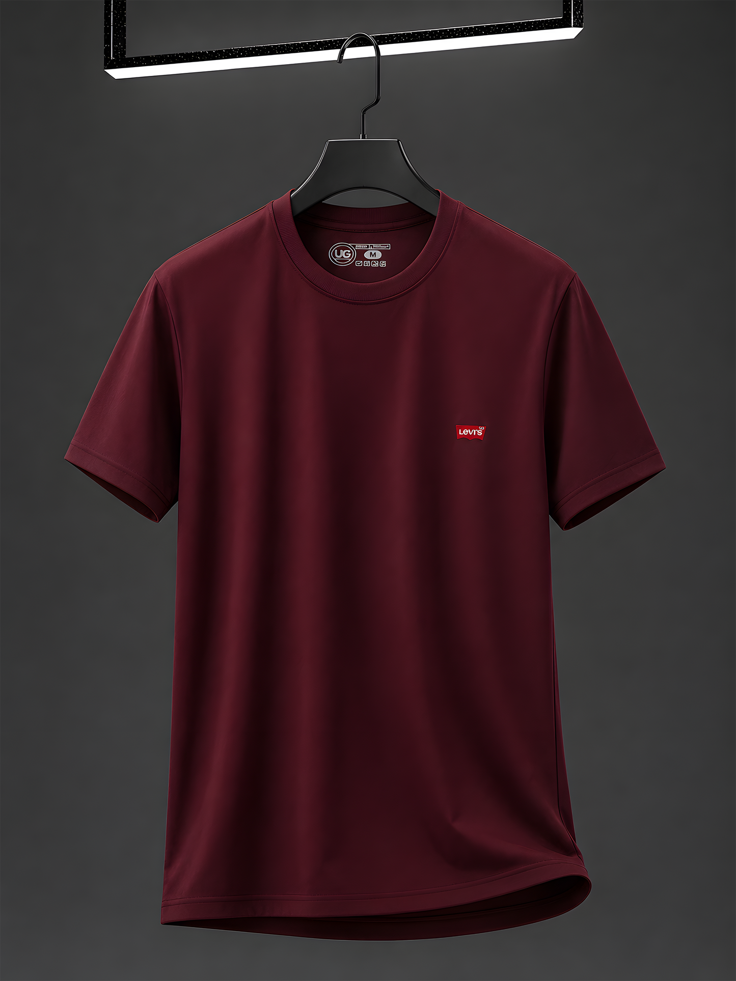 Men's Classic Maroon Crew Neck T-Shirt – Premium Everyday Wear | House of Umar