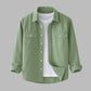 Men's Premium Sage Green Casual Cotton Overshirt