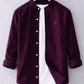 Men's Premium Maroon Casual Cotton Overshirt